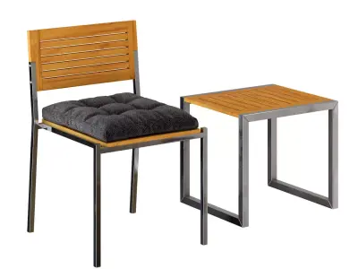 Street Furniture Set 1 3D model