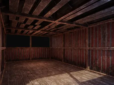FREE Farm Building Storage 4K PBR Game-Ready Free low-poly 3D model