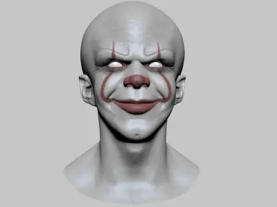 Pennywise Head A 3D model