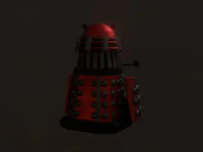 STEAMPUNK - ROYAL GUARD DALEK PACK - Rogue Film Productions Low-poly 3D model