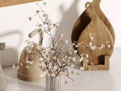 kitchen accessories 012 Low-poly 3D model