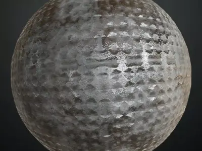 Diamond Metal Plate PBR Seamless Texture