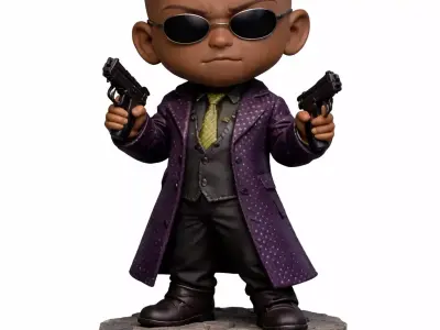 Movie Chibi Bundle 4 Character STL Files for 3D Printing 3D print model