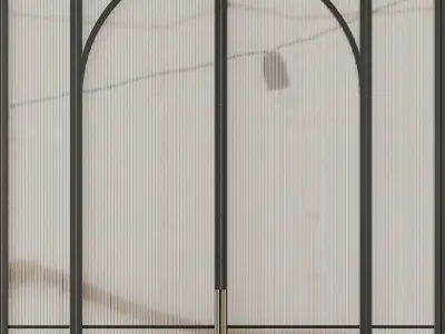 Entrance door set19 3D model