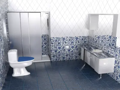 Bathroom 4K 3D model