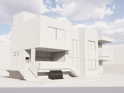 Modern House 3D model 31