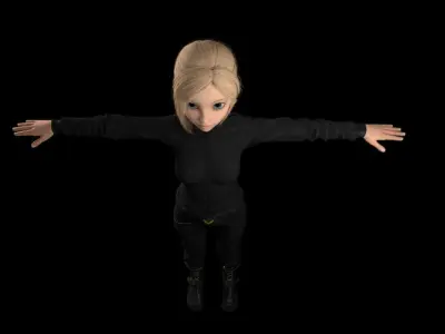 ATHENA - Sci Fi Female 3D model