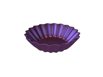 Cupcake Mold v1 008 Low-poly 3D model