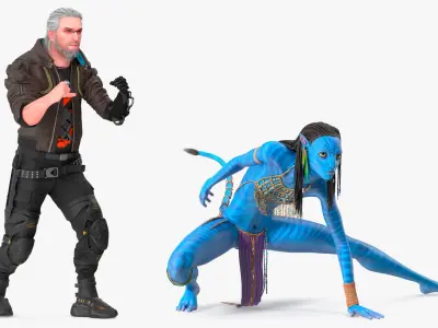  Rigged Movie Characters Collection 