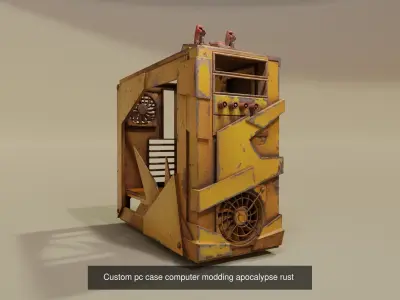 pc case rgb collection computer mod pack lowpoly