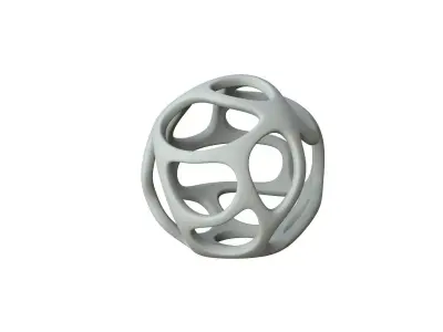 SciFi Cube Object No 27235 Low Poly Shape Texture