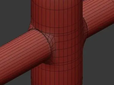 Margarita Brass Floor Lamp 3D model