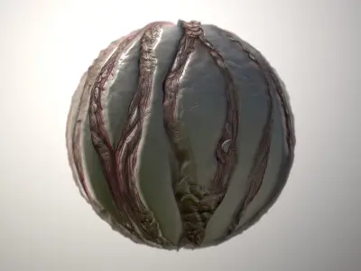 Material Skin Monster 57 Seamless PBR Texture Texture