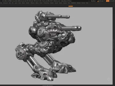 robot battle a07 3d print model  3D print model