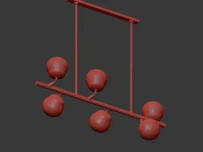 Wahlburg Chandelier 3D model