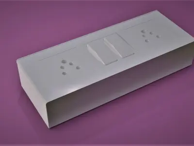 Electrical Board  Low-poly 3D model