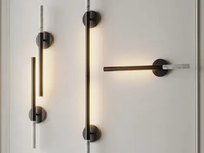 Formation Wall Sconce by Jonathan Ben-Tovim 3D model