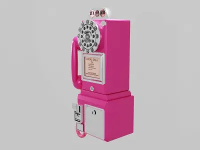 telephone 3D model