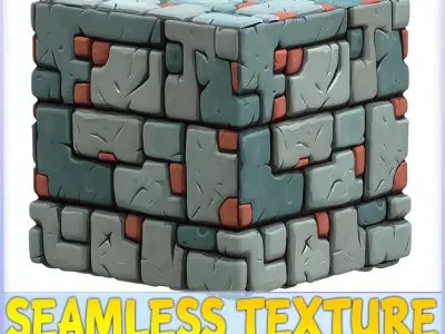 Stylized Wall Seamless Texture Texture 78