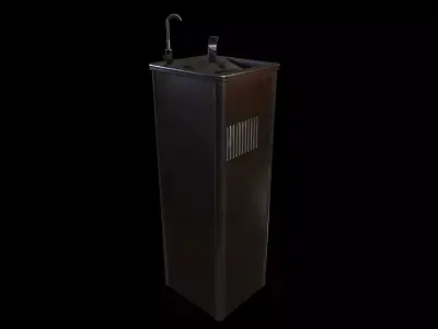 Drinking water fountain - Gest Low-poly 3D model