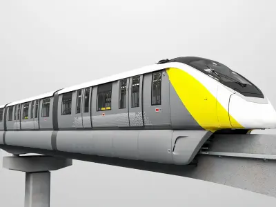 Innovia Monorail 300 3D model