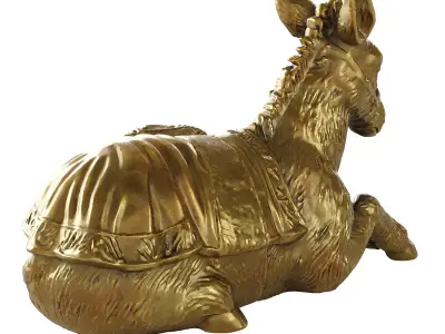 donkey statue 3D model