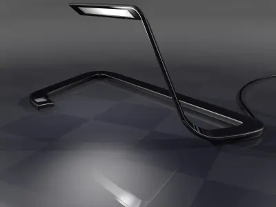 Modern lamp 3D model 2