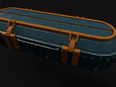 Sci-Fi Container 3D model buy