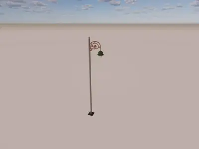 street light road  3D print model