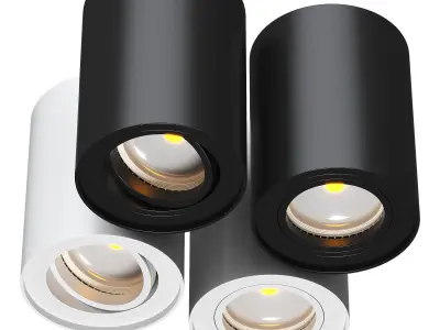 gu10 spotlight Low-poly 3D model