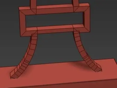 Eternity Wrought Iron Antique Silver  3D model