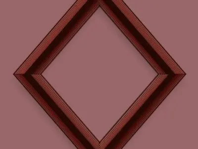 Wall mirror 5 3D model