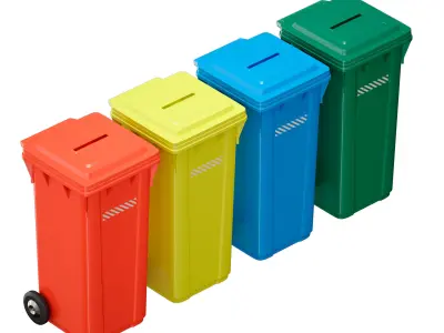 Garbage container Dumpster 3D model