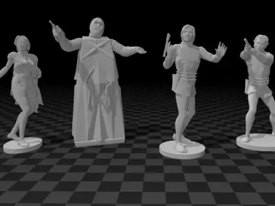 LOGANS RUN movie toy soldiers 3D print model