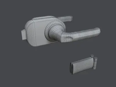 Hoppe Glass Door 3D model