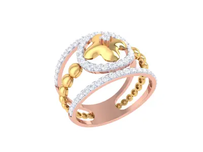  Women Ring MTL 3dm STL OBJ FBX Details 3D print model 70