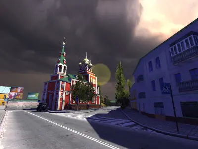 City Kiev Low-poly 3D model