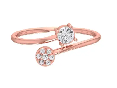 Women Light Weight Band Ring 3D print model 18