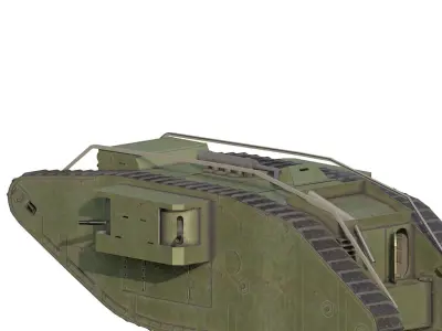MARK IV TANK WWI 3D model