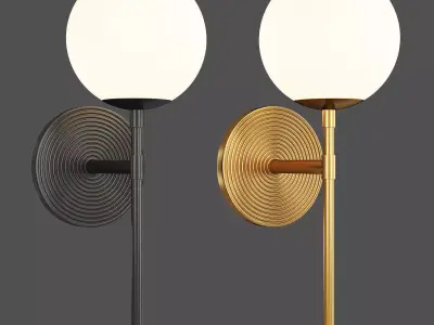 Ruth Sconce Low-poly 3D model