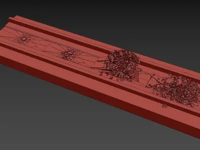 Road Sewege Collapse Simulation 3D model