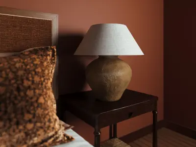 Shoppe Calabria Sienna Table Lamp 3D model