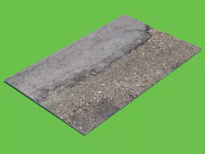 Asphalt and Gravel-3D Scan 3D model