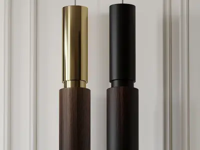 Amelia Black Pendant by David Pompa  3D model