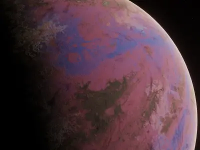 Planet Space Ready to game Low-poly 3D model purchase