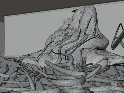 SCI FI Corridor 3D model