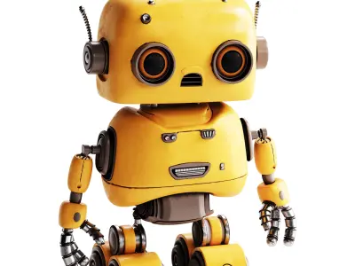 Robot Toy 02 3D model