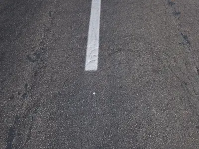 Asphalt Road 3D Scan Low-poly 3D model