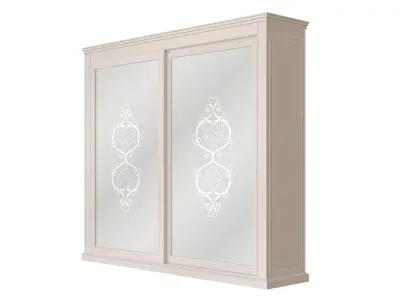 Sleek slide wardrobe by MODENESE 3D model