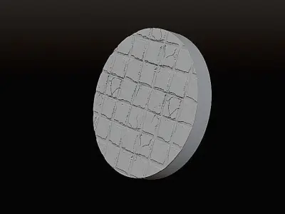 Free Fantasy Base Tiles  25 -32- 40- 50mm  SLA Pre Supported STL Free 3D print model